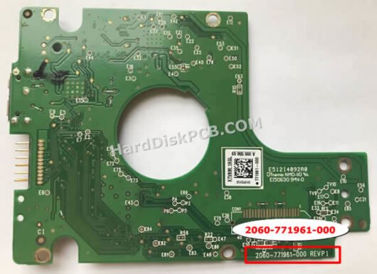 2060-771961-000 ウエスタンデジタル(WD)製HDDのPCB基板 - 画像 (2)