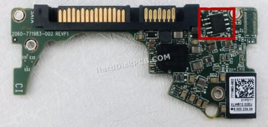 2060-771983-002 ウエスタンデジタル(WD)製HDDのPCB基板