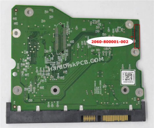2060-800001-002 ウエスタンデジタル(WD)製HDDのPCB基板 - 画像 (2)