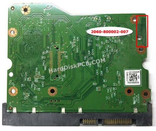 2060-800002-007 ウエスタンデジタル(WD)製HDDのPCB基板 - 画像 (2)