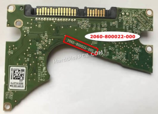 2060-800022-000 ウエスタンデジタル(WD)製HDDのPCB基板 - 画像 (2)