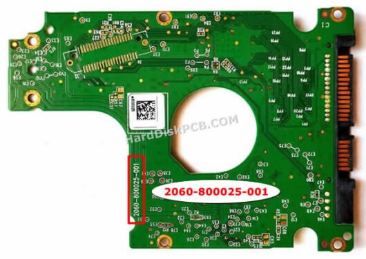 2060-800025-001 ウエスタンデジタル(WD)製HDDのPCB基板 - 画像 (2)