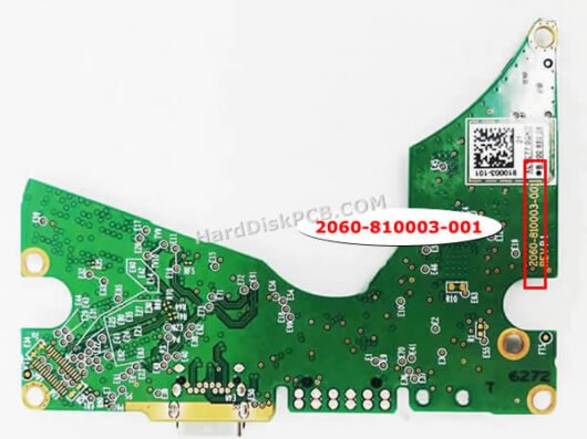 2060-810003-001 ウエスタンデジタル(WD)製HDDのPCB基板 - 画像 (2)