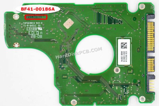 BF41-00186A サムスン(SAMSUNG)製HDDのPCB基板 - 画像 (2)