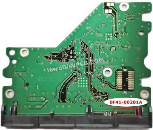 BF41-00281A サムスン(SAMSUNG)製HDDのPCB基板 - 画像 (2)
