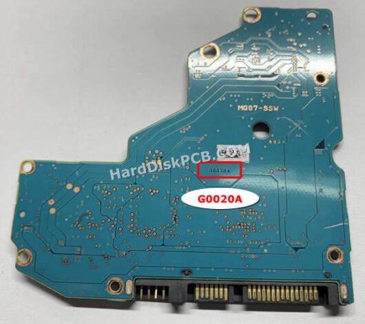 G0020A 東芝(TOSHIBA)製HDDのPCB基板 - 画像 (2)