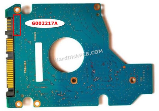G002217A 東芝(TOSHIBA)製HDDのPCB基板 - 画像 (2)