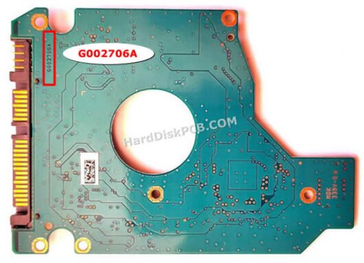 G002706A 東芝(TOSHIBA)製HDDのPCB基板 - 画像 (2)