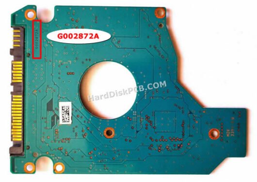 G002872A 東芝(TOSHIBA)製HDDのPCB基板 - 画像 (2)