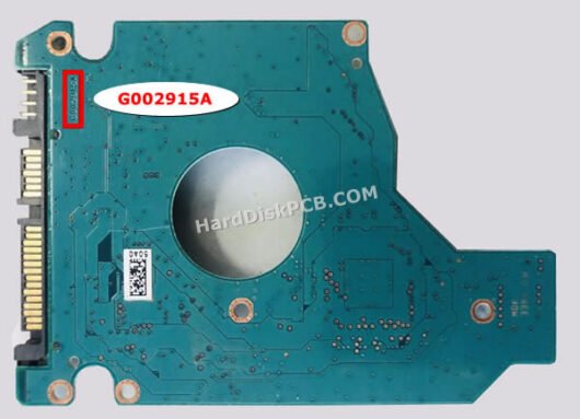 G002915A 東芝(TOSHIBA)製HDDのPCB基板 - 画像 (2)