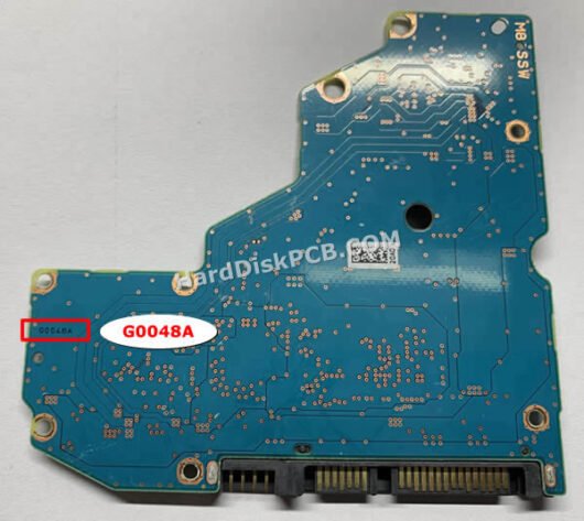 G0048A 東芝(TOSHIBA)製HDDのPCB基板 - 画像 (2)