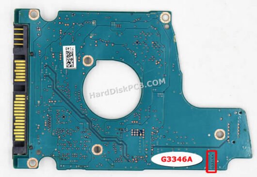 G3346A 東芝(TOSHIBA)製HDDのPCB基板 - 画像 (2)
