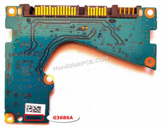 G3686A 東芝(TOSHIBA)製HDDのPCB基板 - 画像 (2)