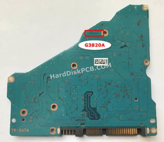 G3820A 東芝(TOSHIBA)製HDDのPCB基板 - 画像 (2)
