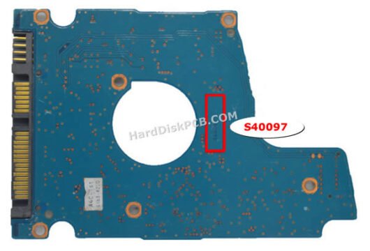 S40097 東芝(TOSHIBA)製HDDのPCB基板 - 画像 (2)