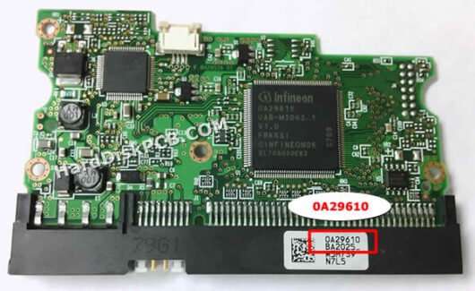 0A29610 日立(HITACHI)製HDDのPCB基板 - 画像 (2)
