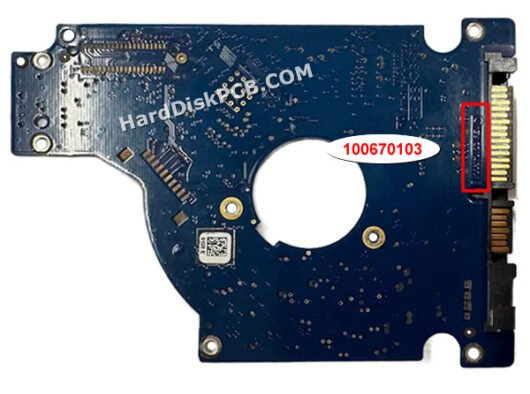 100670103 シーゲイト(SEAGATE)製HDDのPCB基板 - 画像 (2)