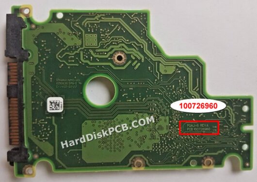 100726960 シーゲイト(SEAGATE)製HDDのPCB基板 - 画像 (2)