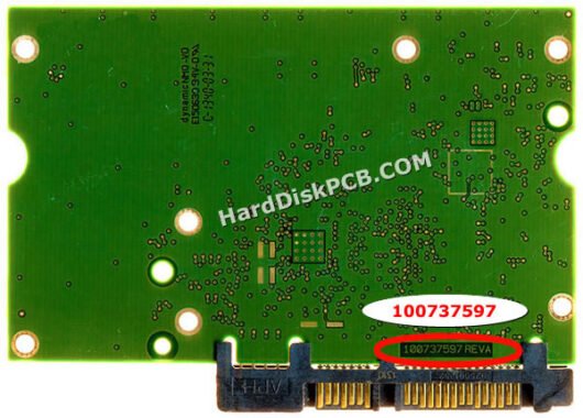 100737597 シーゲイト(SEAGATE)製HDDのPCB基板 - 画像 (2)