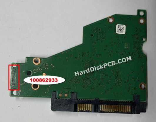 100862933 シーゲイト(SEAGATE)製HDDのPCB基板 - 画像 (2)