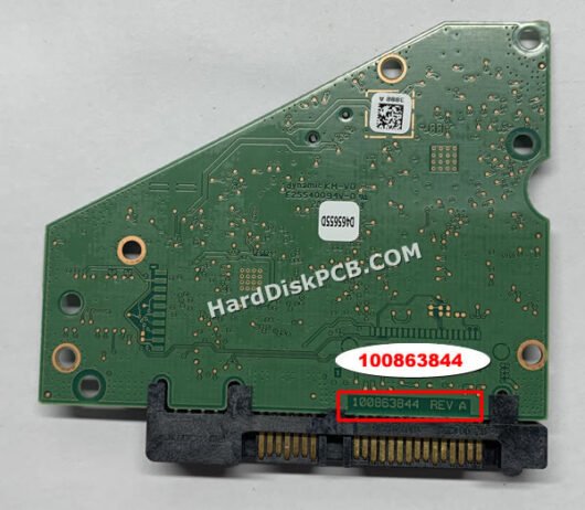 100863844 シーゲイト(SEAGATE)製HDDのPCB基板 - 画像 (2)