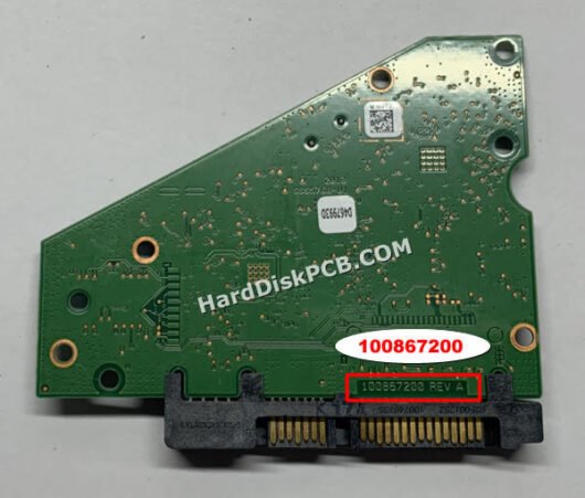 100867200 シーゲイト(SEAGATE)製HDDのPCB基板 - 画像 (2)