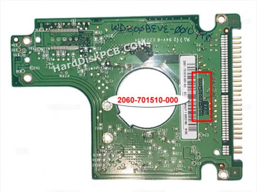 2060-701510-000 ウエスタンデジタル(WD)製HDDのPCB基板 - 画像 (2)
