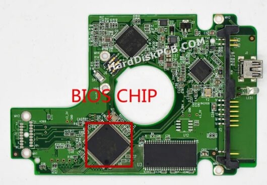 2060-701615-004 ウエスタンデジタル(WD)製HDDのPCB基板