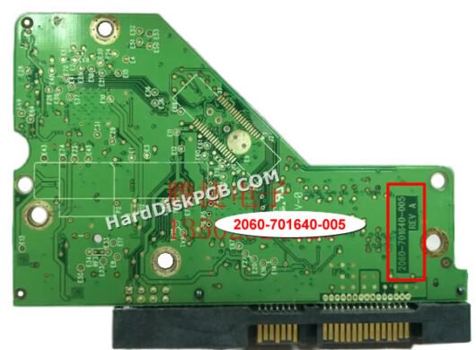 2060-701640-005 ウエスタンデジタル(WD)製HDDのPCB基板 - 画像 (2)