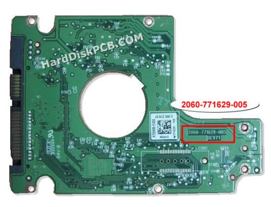 2060-771629-005 ウエスタンデジタル(WD)製HDDのPCB基板 - 画像 (2)