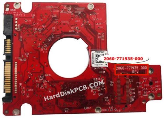 2060-771935-000 ウエスタンデジタル(WD)製HDDのPCB基板 - 画像 (2)