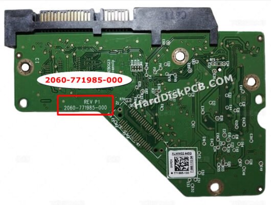 2060-771985-000 ウエスタンデジタル(WD)製HDDのPCB基板 - 画像 (2)