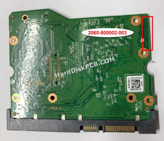 2060-800002-003 ウエスタンデジタル(WD)製HDDのPCB基板 - 画像 (2)