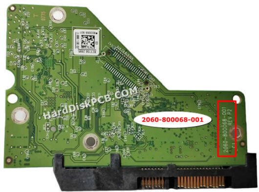 2060-800068-001 ウエスタンデジタル(WD)製HDDのPCB基板 - 画像 (2)
