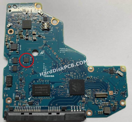 G0044A 東芝(TOSHIBA)製HDDのPCB基板