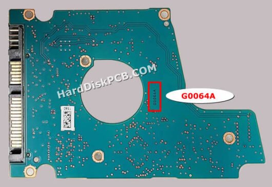G0064A 東芝(TOSHIBA)製HDDのPCB基板 - 画像 (2)